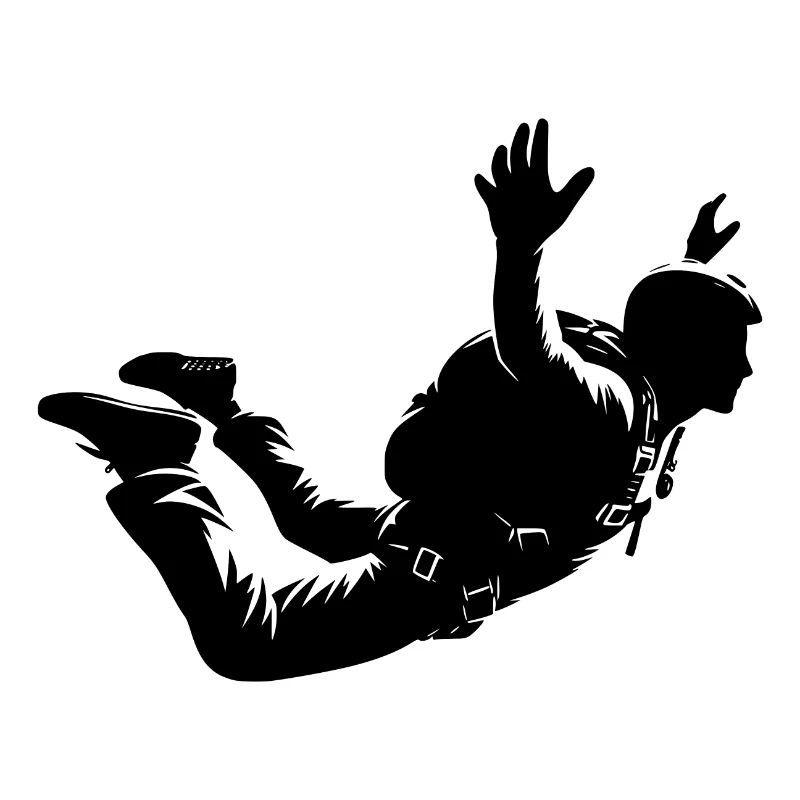 Skydiving Hobby Man Skydiving Flight