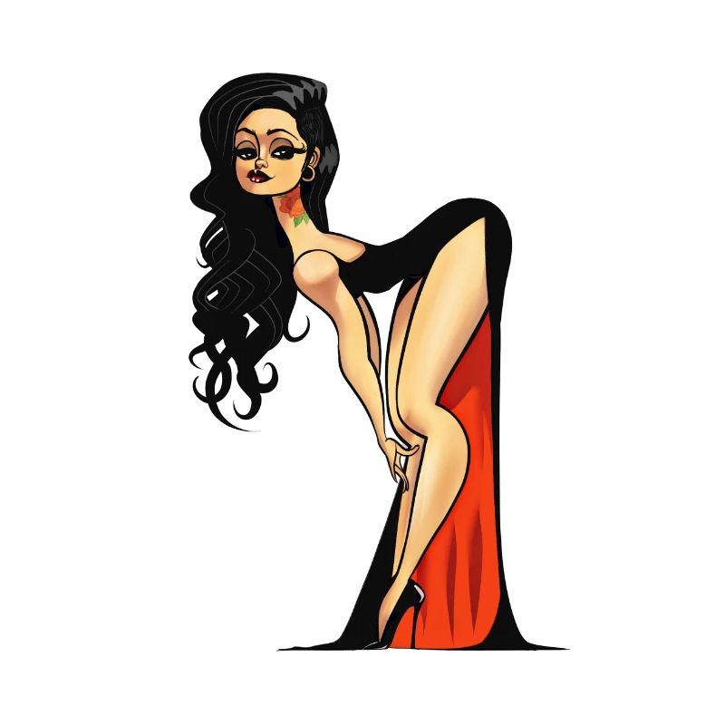 Vampire Pin-up (no bg)