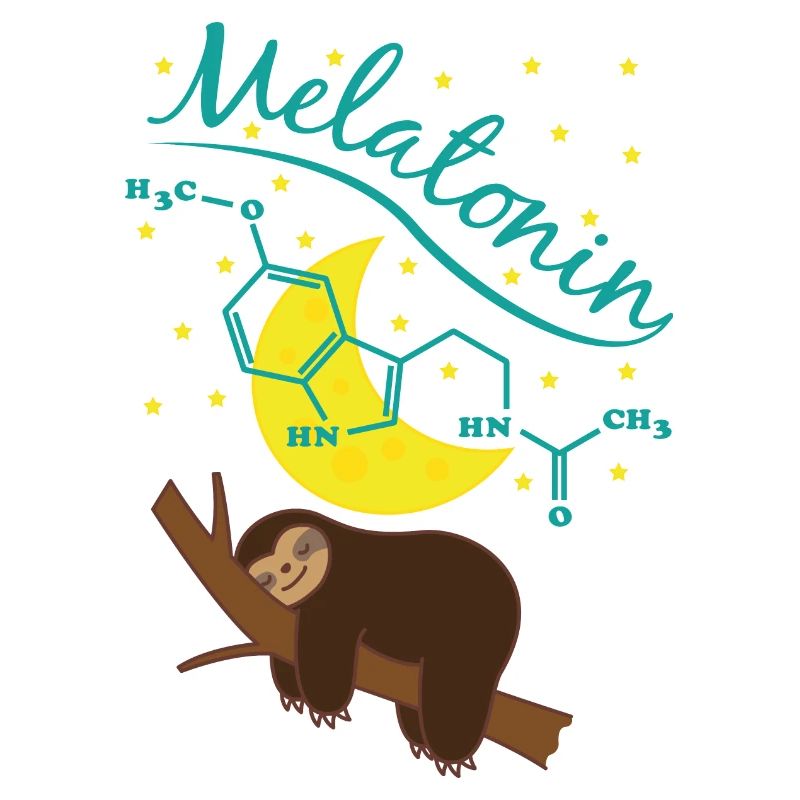 Sweet sleeping sloth with melatonin formula