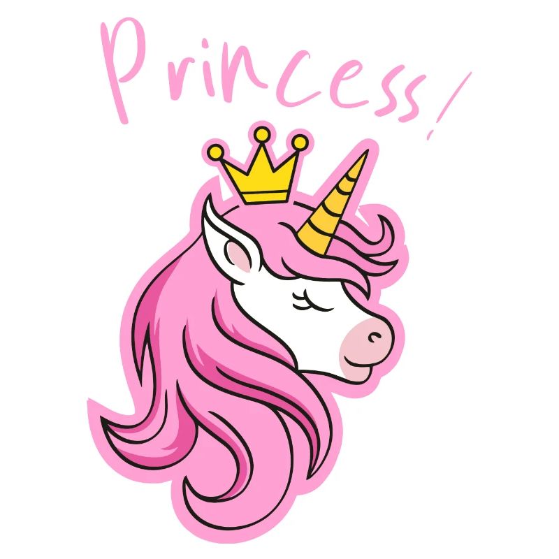 Majestueuse couronne de licorne imprimée