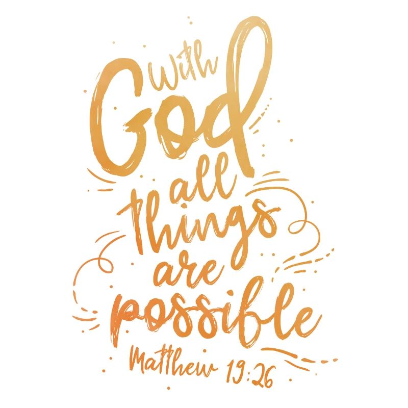 With God all things are possible