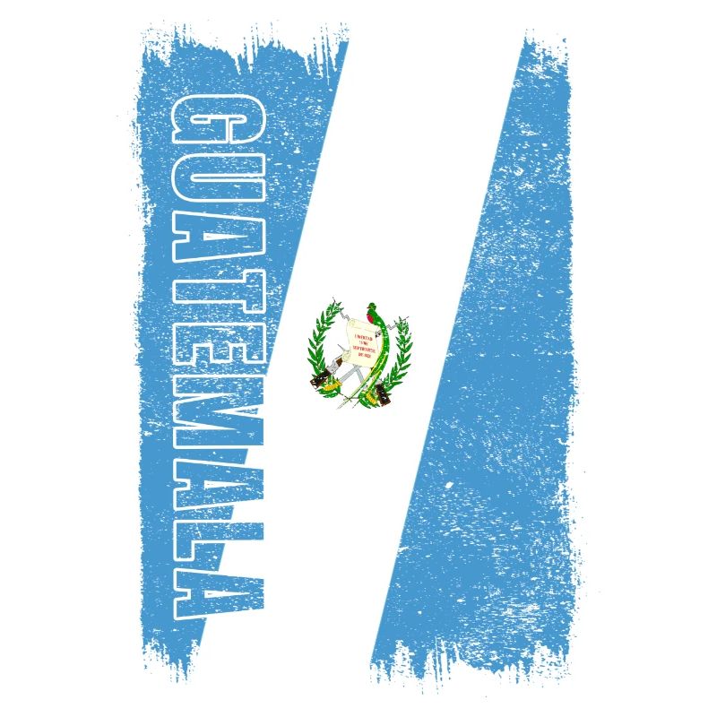 Drapeau vintage du Guatemala