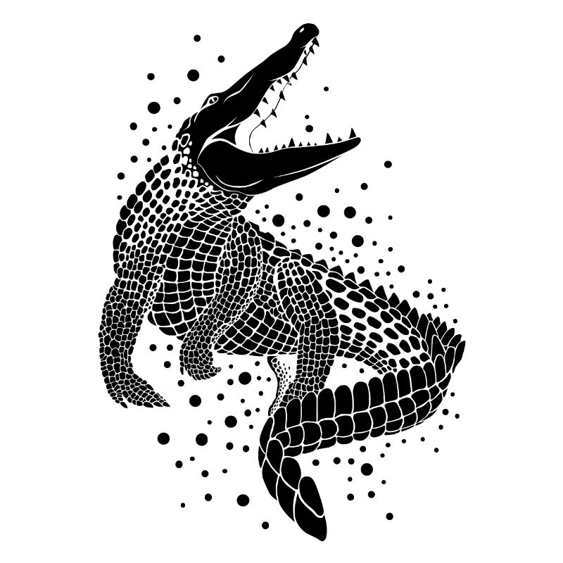 Silhouette de Crocodile
