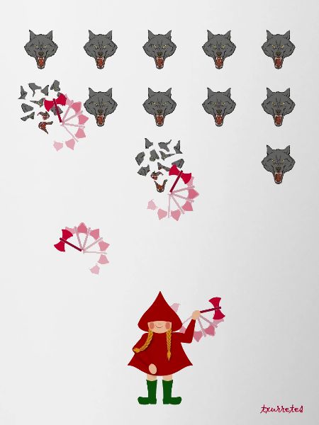 Le Petit Chaperon Rouge joue