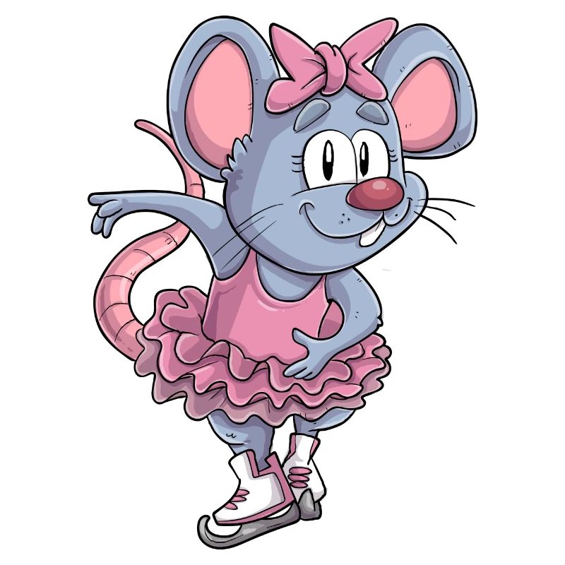 Ice Skating Mouse / Figure Skating Mouse