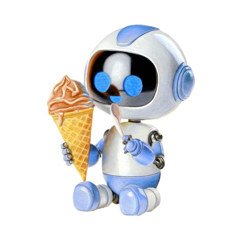 Crème glacée robot