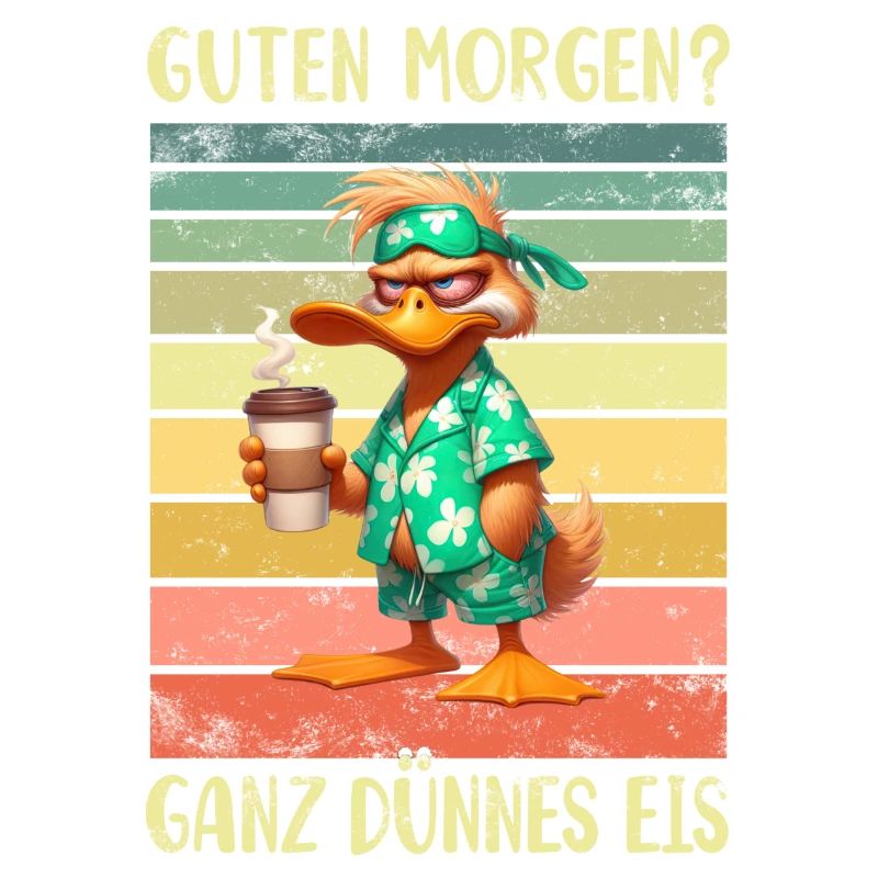 Ente Morgenmuffel