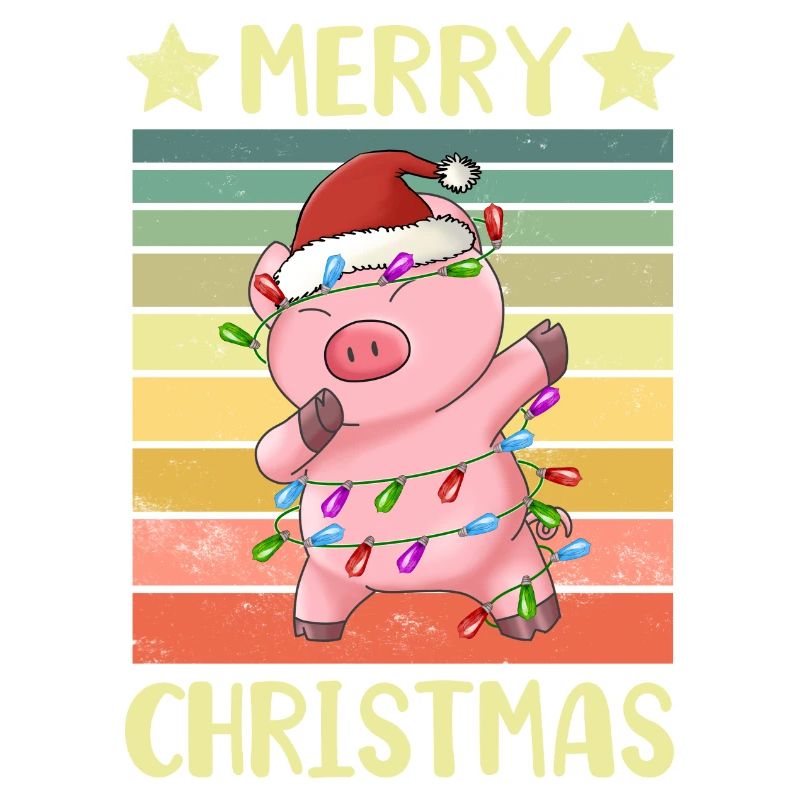 Frohe Weihnachten Schwein