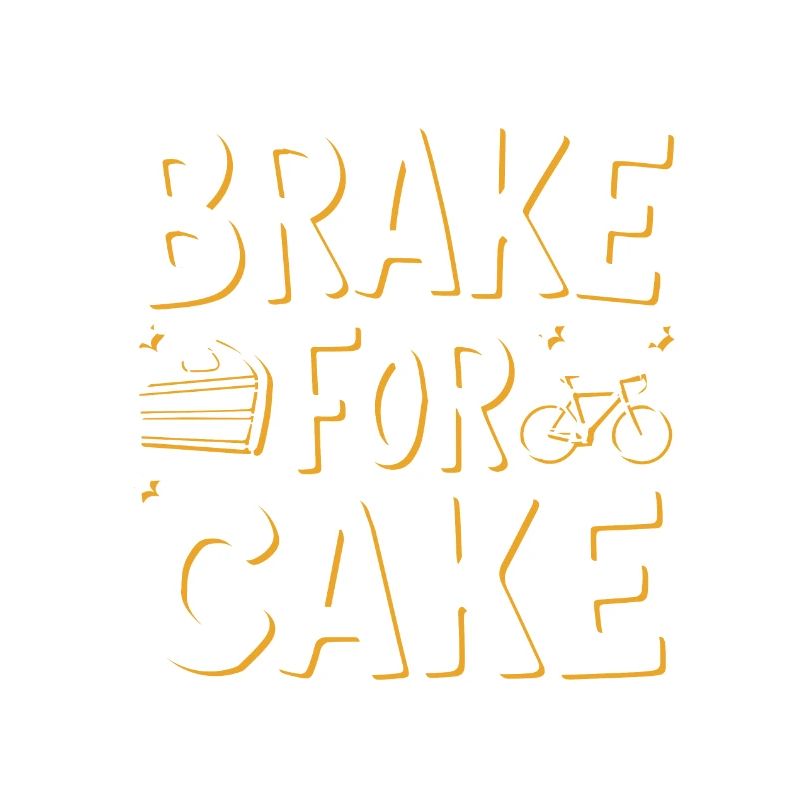 Gâteau de vélo sucré Conception de motivation