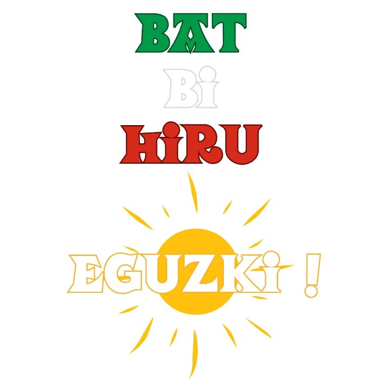 Bat Bi Hiru Eguzki ! 1, 2, 3 soleil en Basque