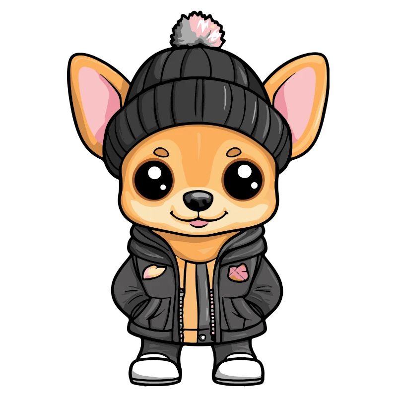 Chien Chihuahua Élégant