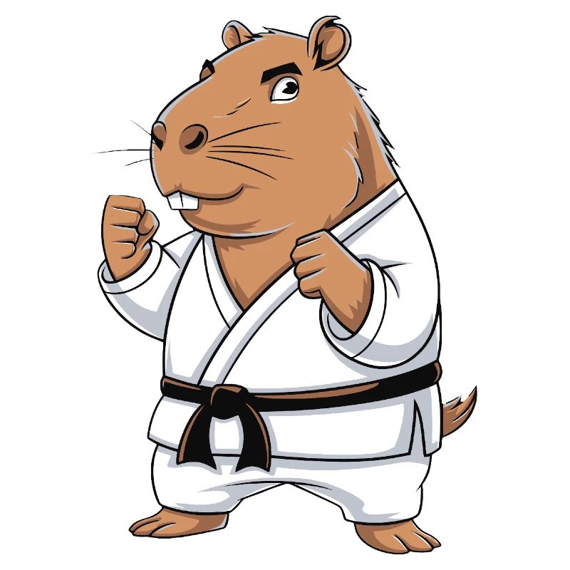 Karate Hamster in Gi
