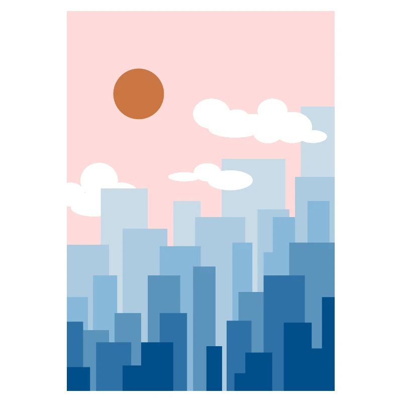 Skyline rosa