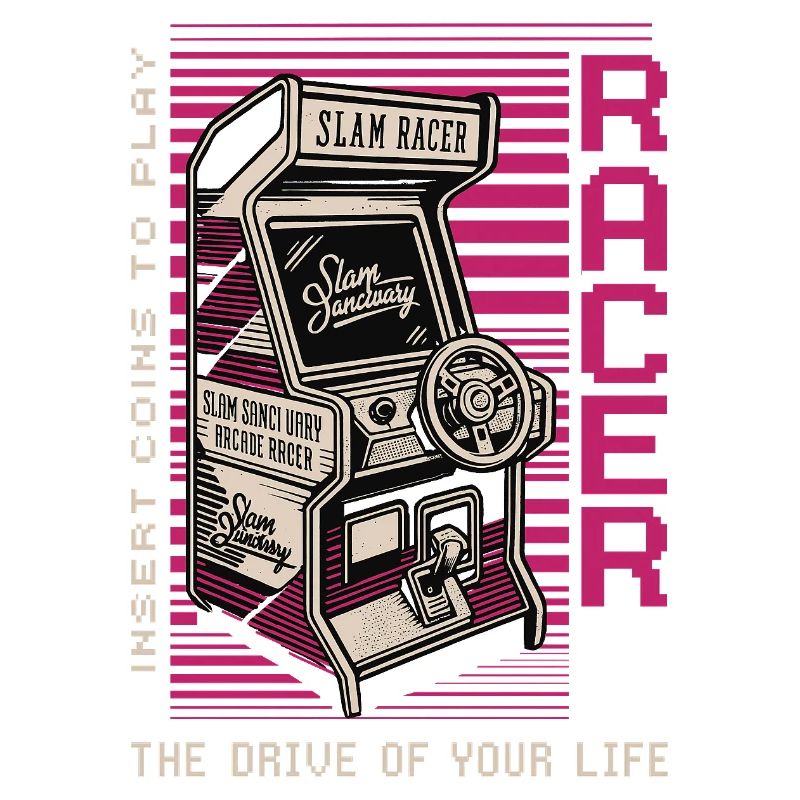 Racer Arcade Neon Retro