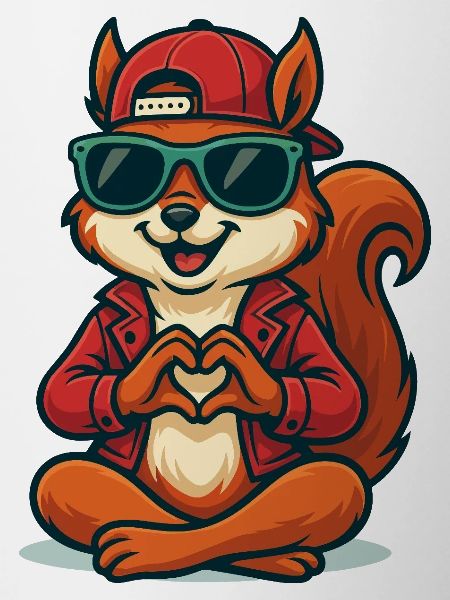 Squirrel Love Vibes