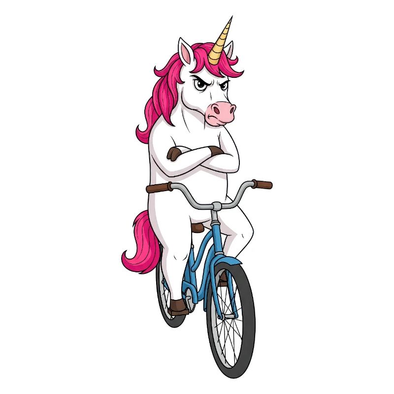 Grim Licorne sur roue - Pour les cyclistes
