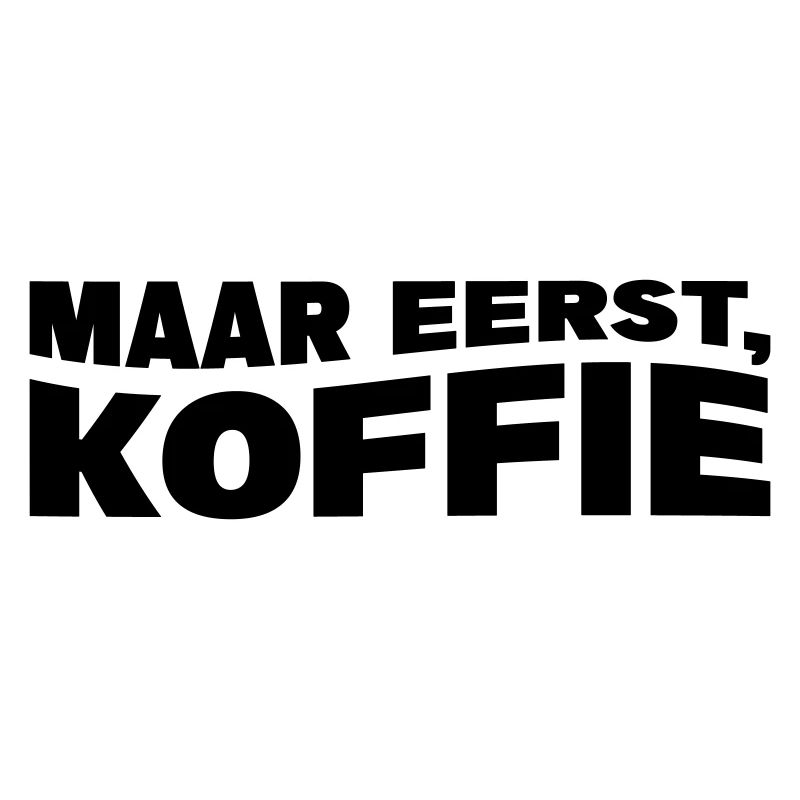 Maar eerst, koffie