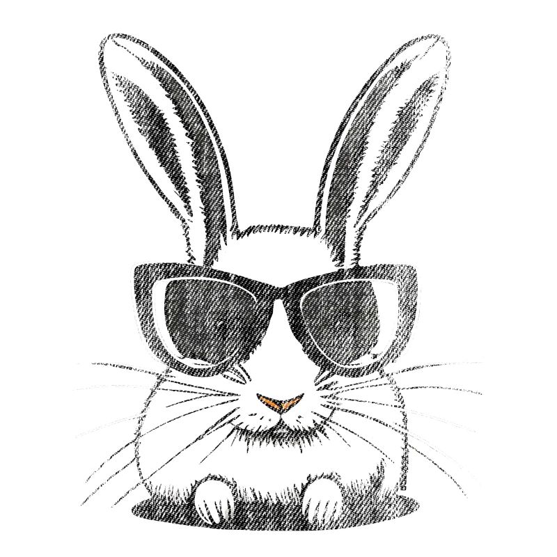 Lunettes de soleil blanches lapin
