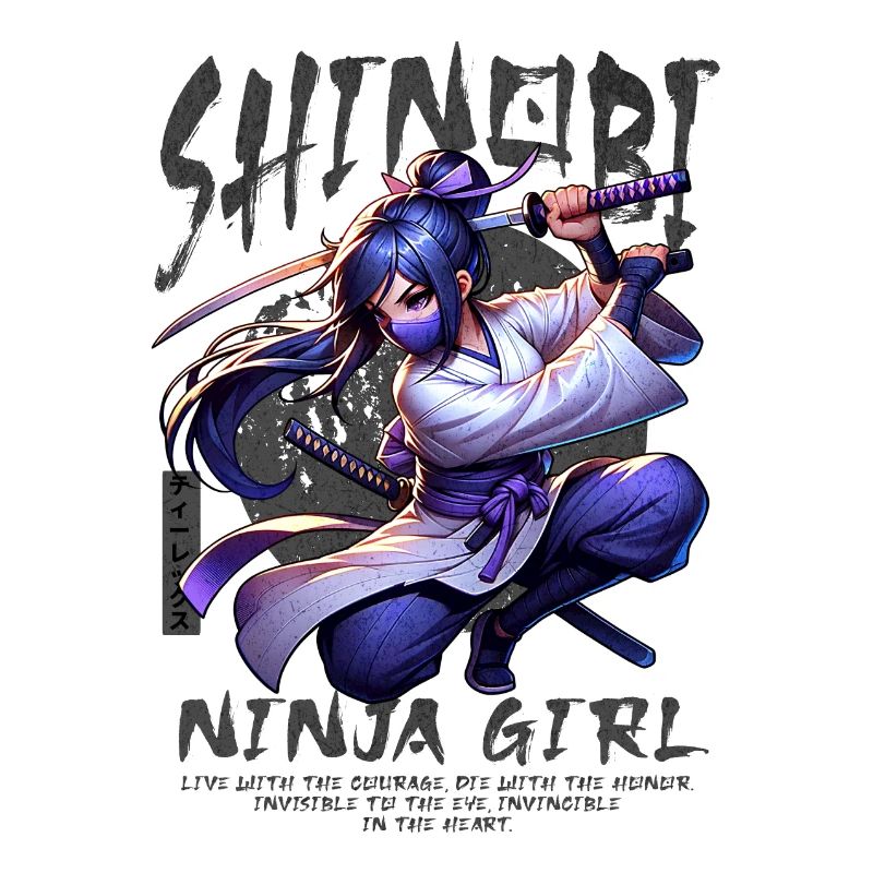 Fille ninja shinobi