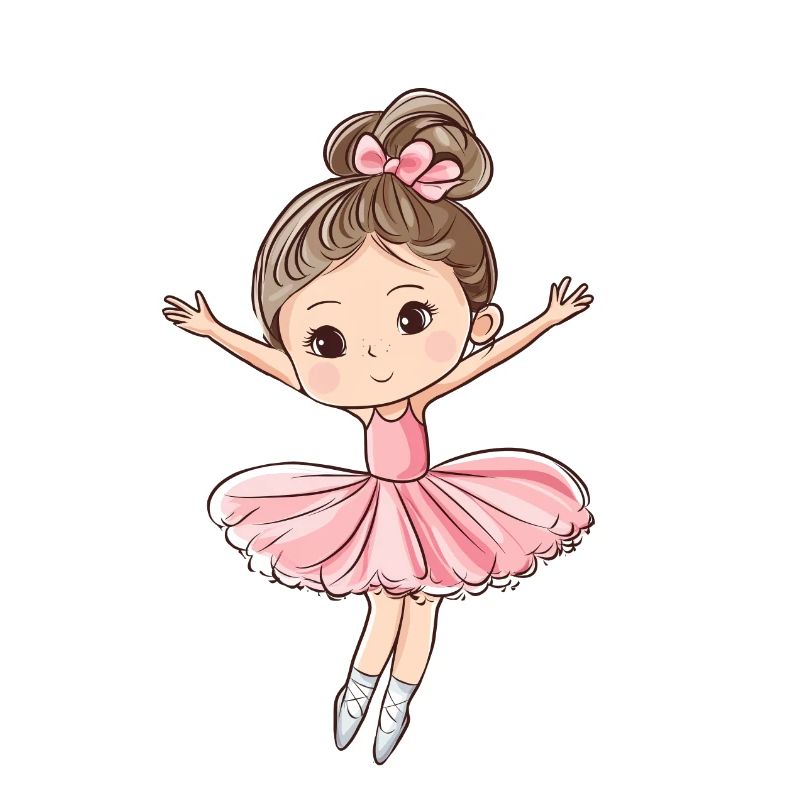 Ballerine avec étoiles