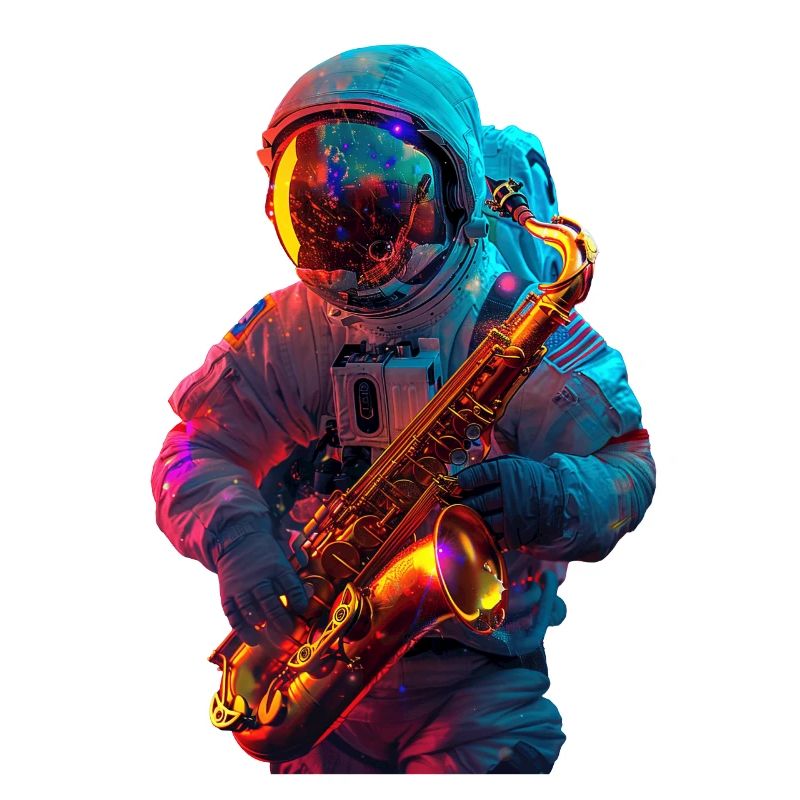 Saxophone astronaute
