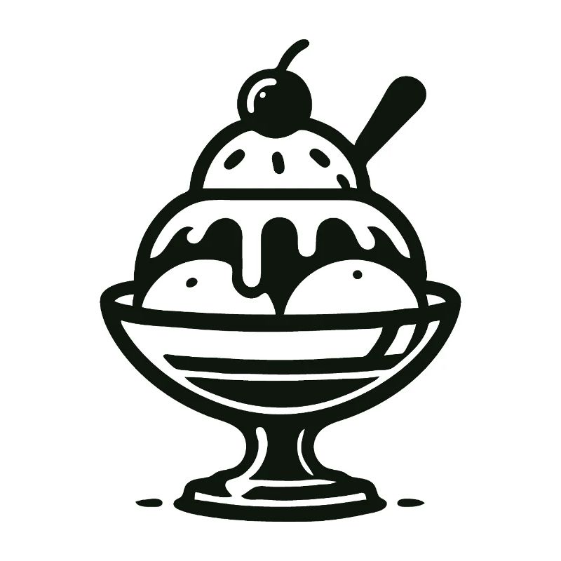 Design de crème glacée pour l’amateur de crème glacée et de glacier