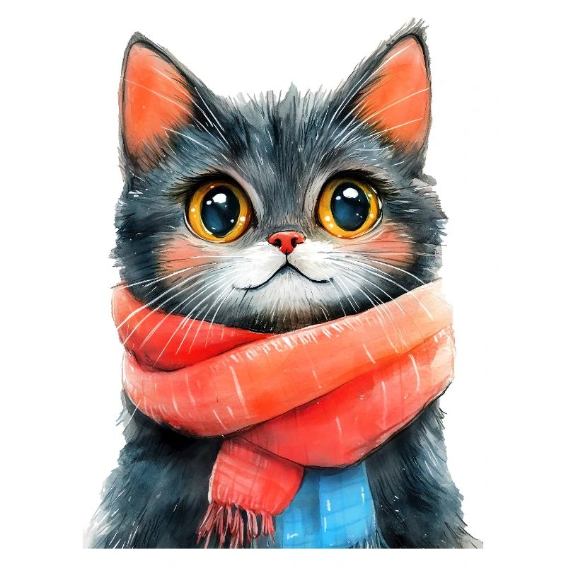 Winter cat