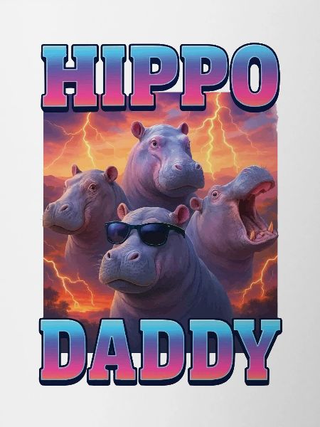 Nilpferd-Papa