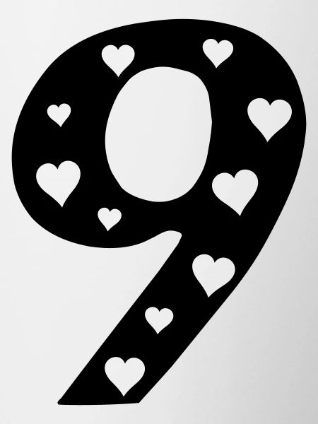 9 Birthday with heart