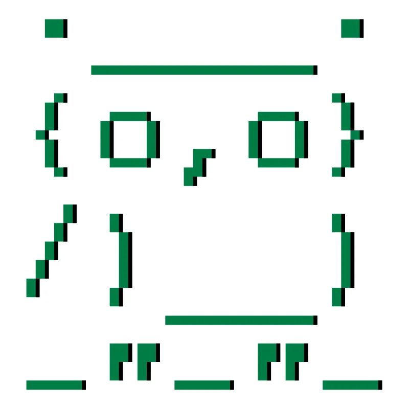 ASCII-art: owl - Eule
