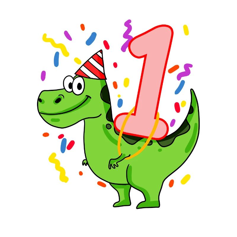 Dinosaur birthday 1 year old