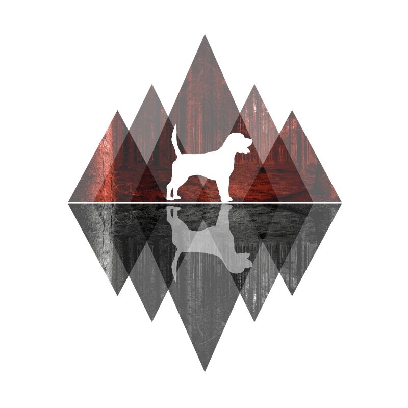 Beagle Abstract - Geometry Dog Lover Dog