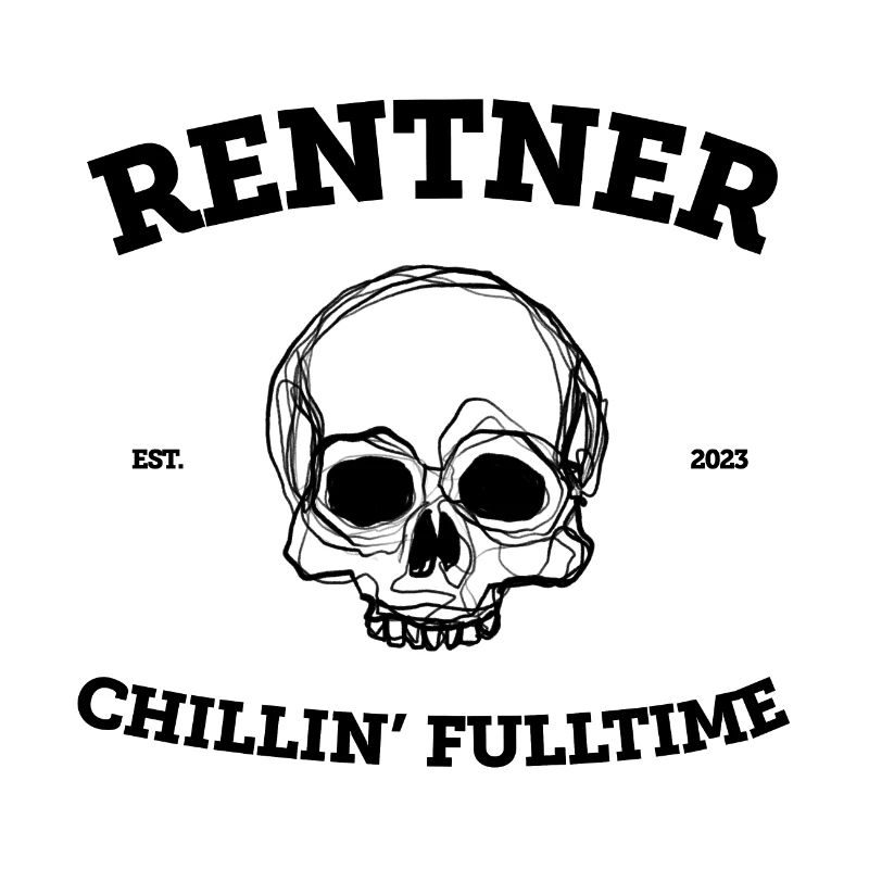 Rentner - Chillin’ FullTime (black) Since 2023