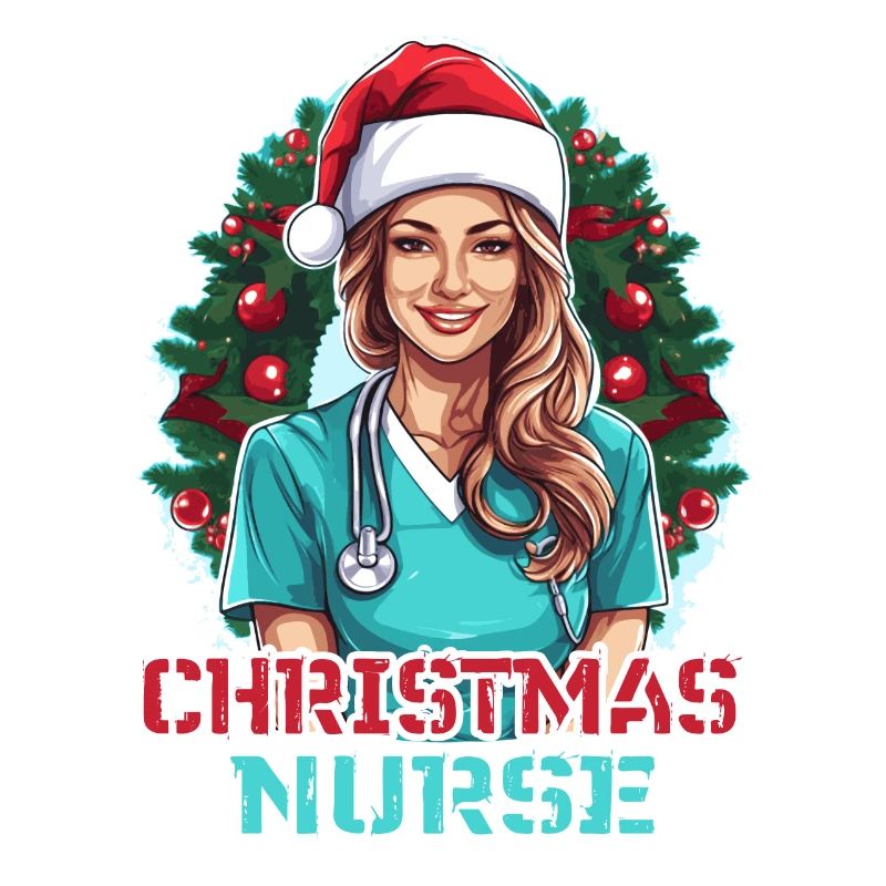 Infirmière de joyeux Noël