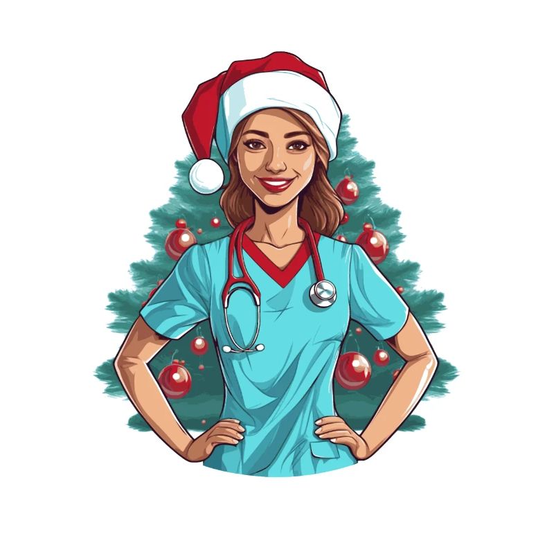 Infirmière Joyeux Noël