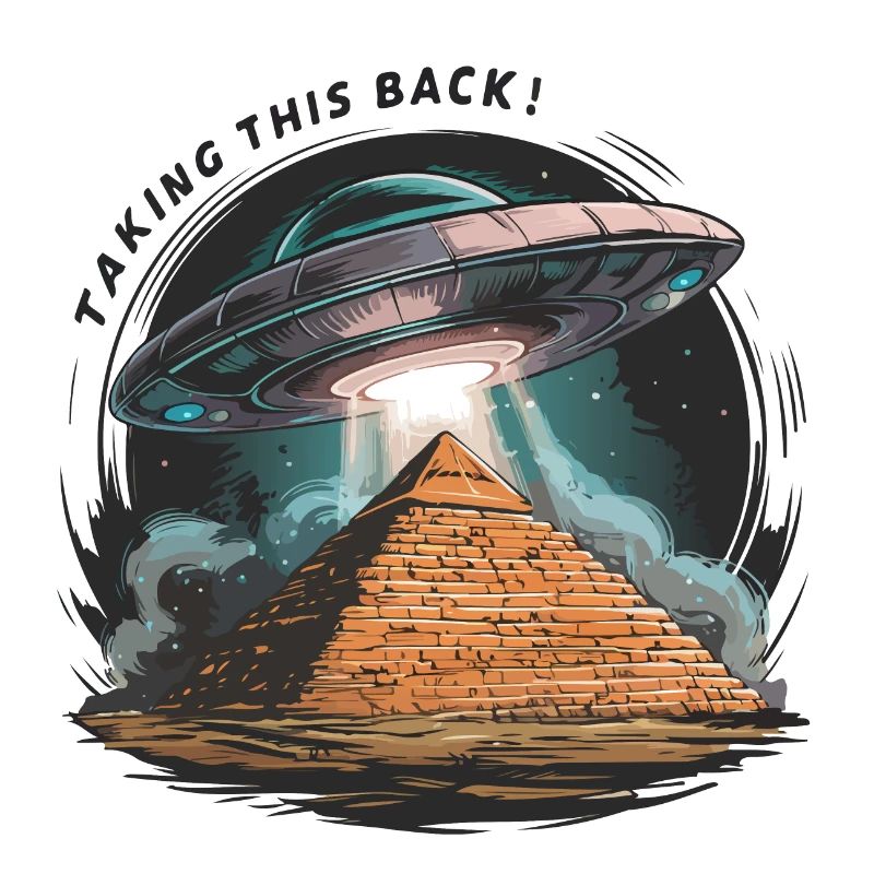 Außerirdischer Raub: UFO holt seine Pyramide