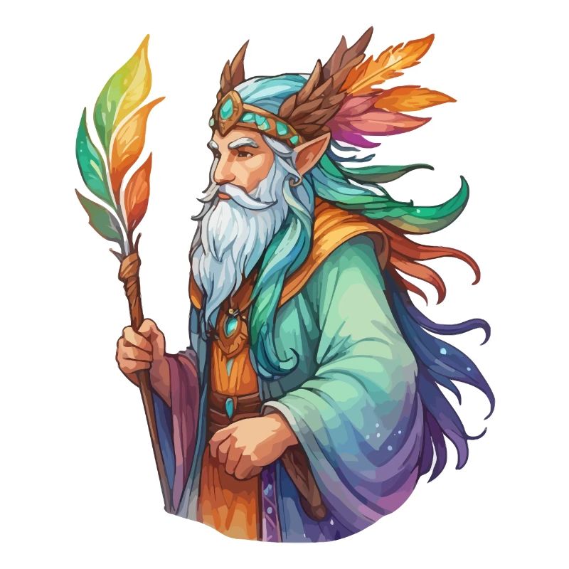 Aquarelles de druide