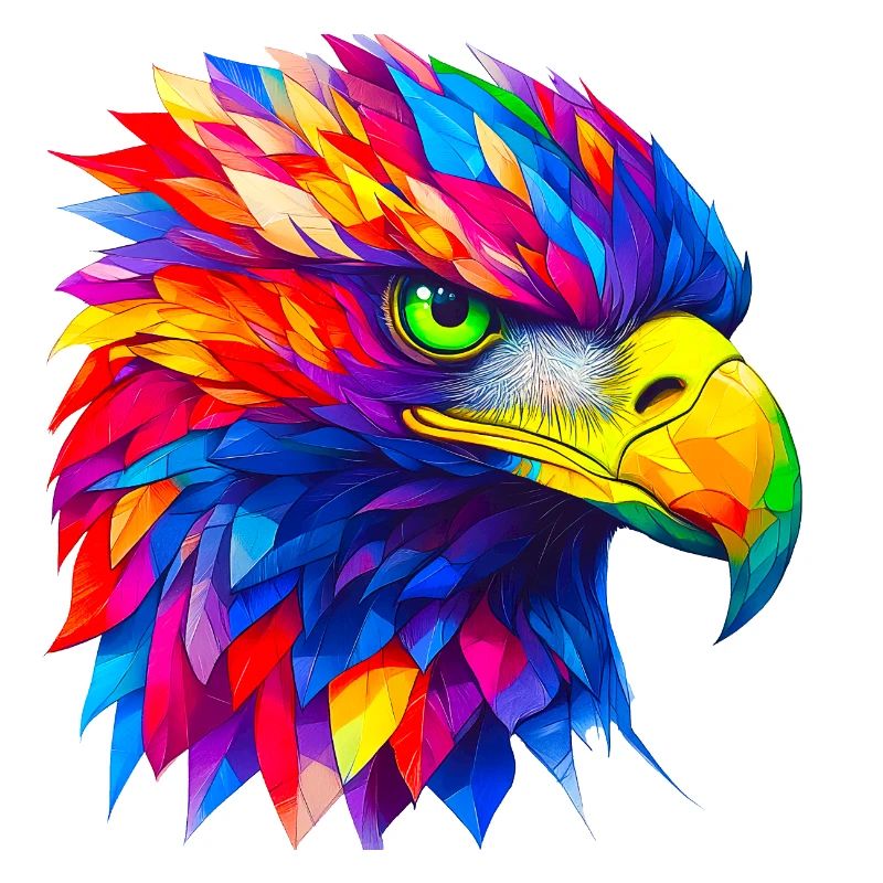 Regard d’aigle, indomptable