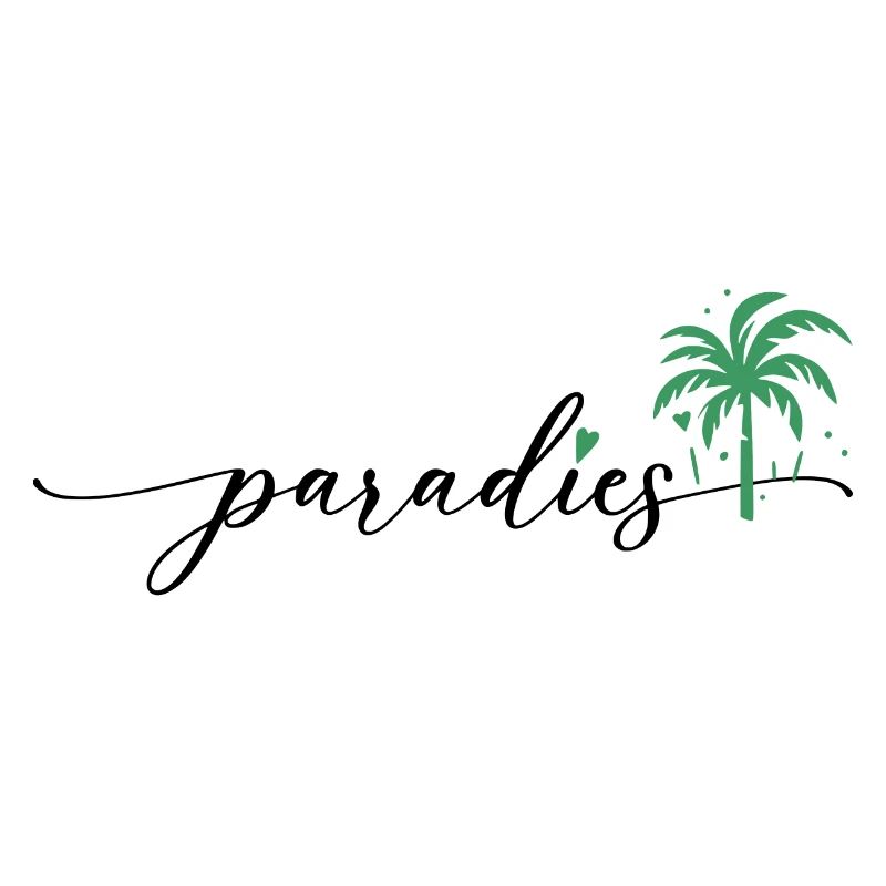 Paradise Font Palm Trees