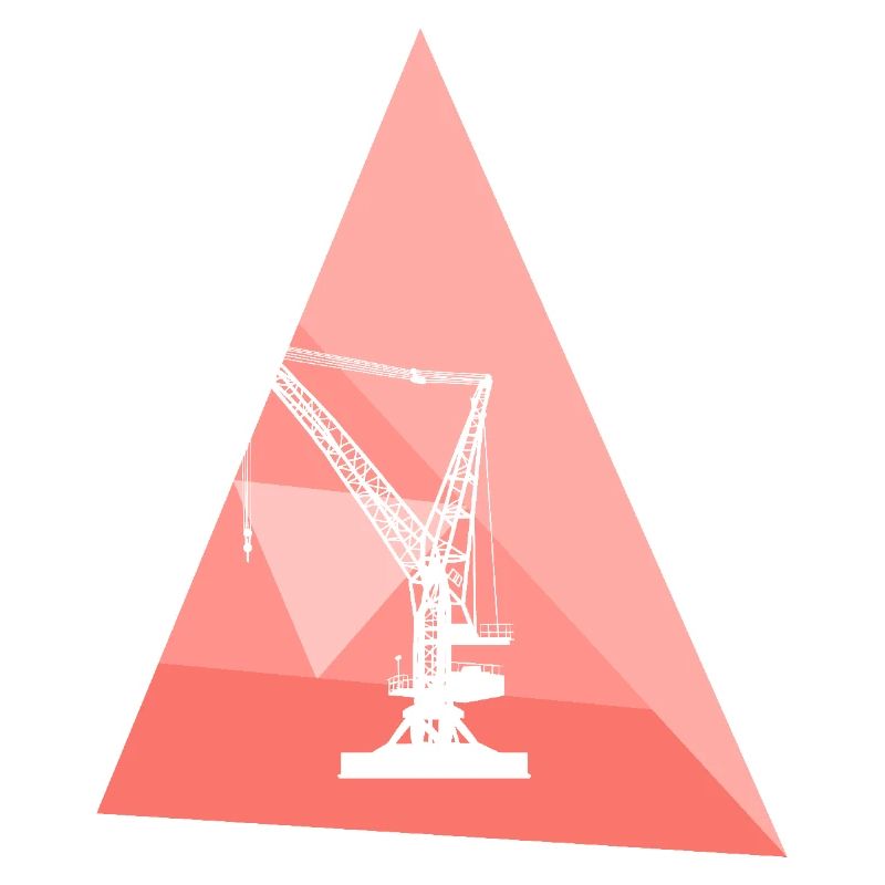 Crane driver construction site builder