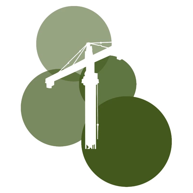 Construction site construction workers