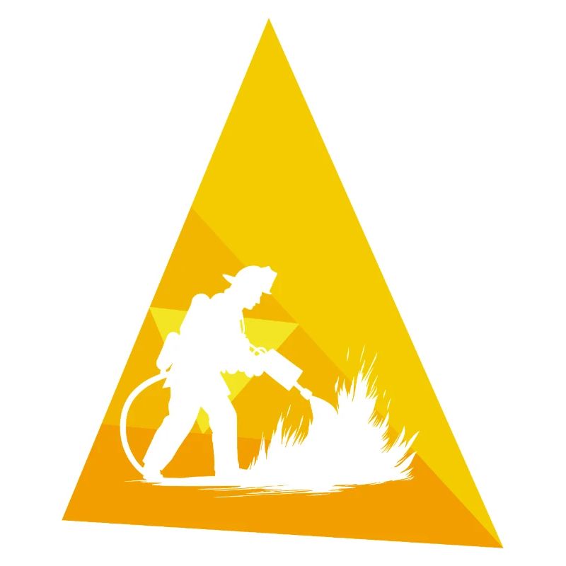 Fire brigade operation blue light