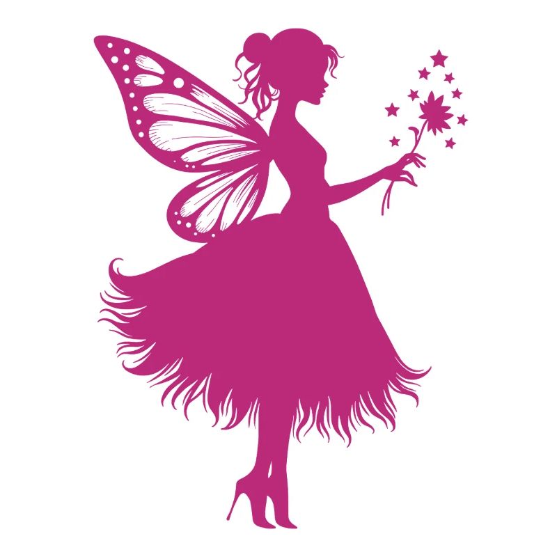 Fée magique avec fleur
