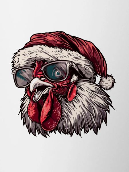 Rooster Christmas Funny