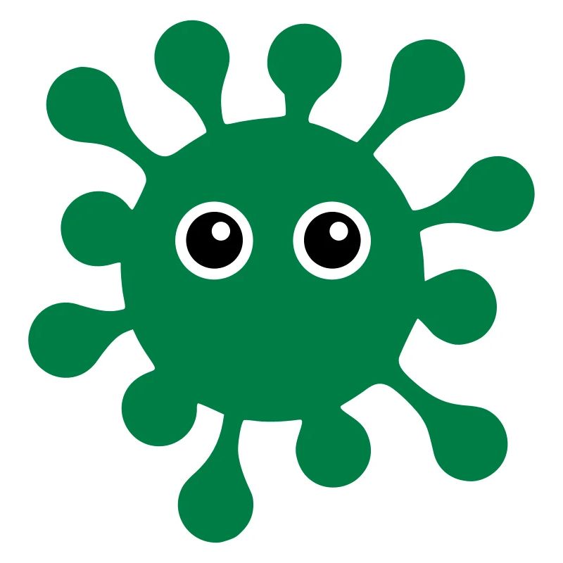 ★ Design colors changeable ★ Virus with googly eyes