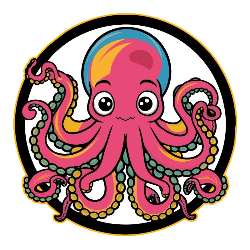 little cute octopus