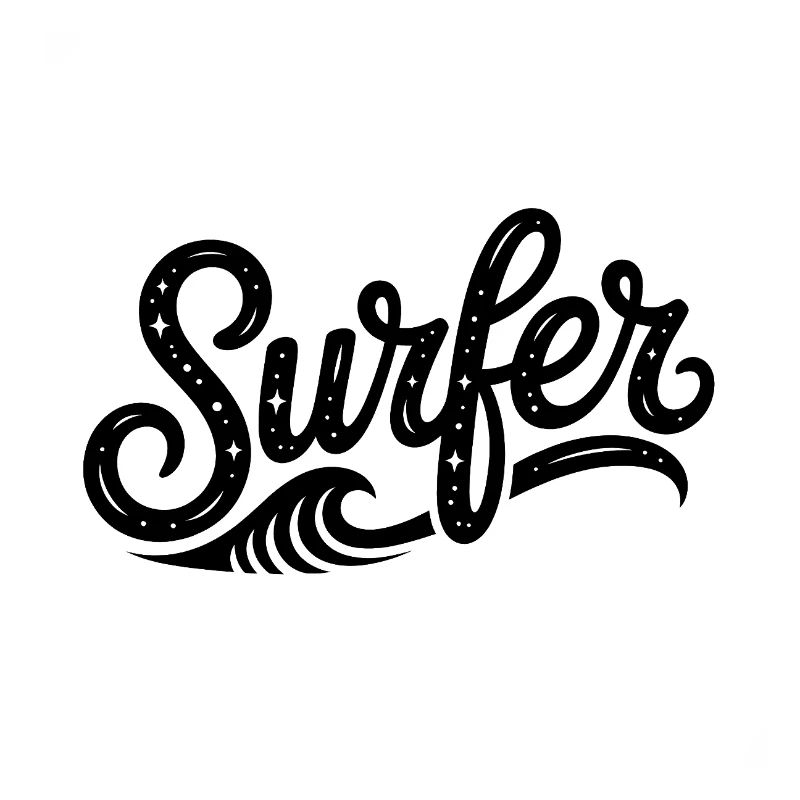 Surfer - Cool Surfer Logo