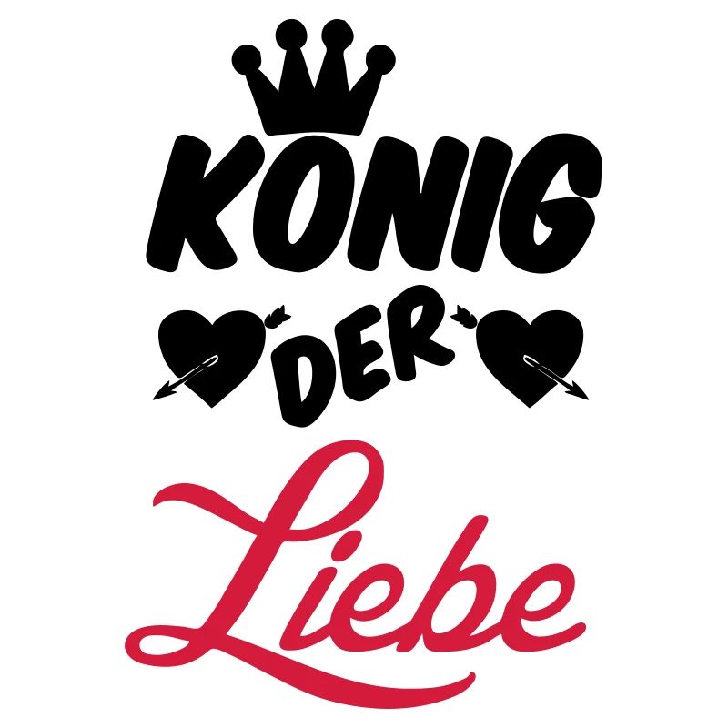 König der Liebe Paar Valentinstag Geschenk