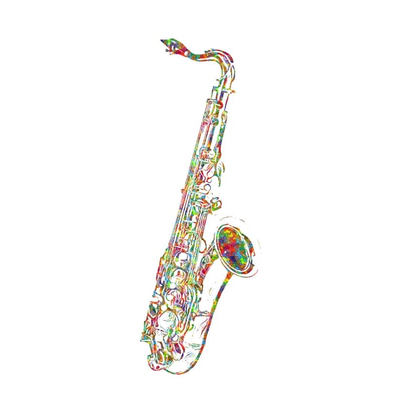 Buntes Saxophon