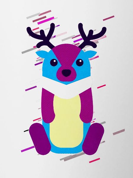 Baby Moose 80s Retro Violet